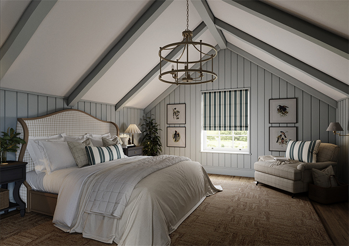 The British Stripe Co. Edgar, Teignbridge No.1 - Twist&Fit Roman Blind - Image 7